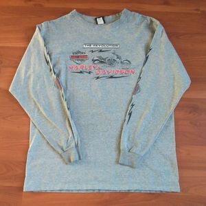 Harley Davidson long sleeve T-shirt XL heather grey Louisville, Kentucky